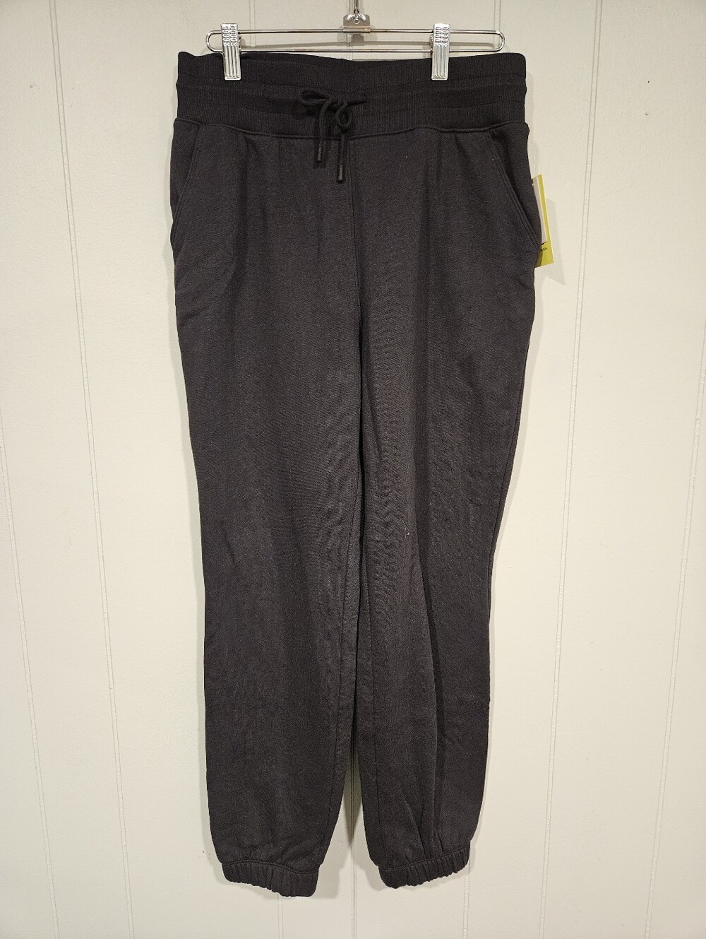 All in Motion Women's Small Black High-Rise Jogger Pants 27x28 Elastic Ankle NWT